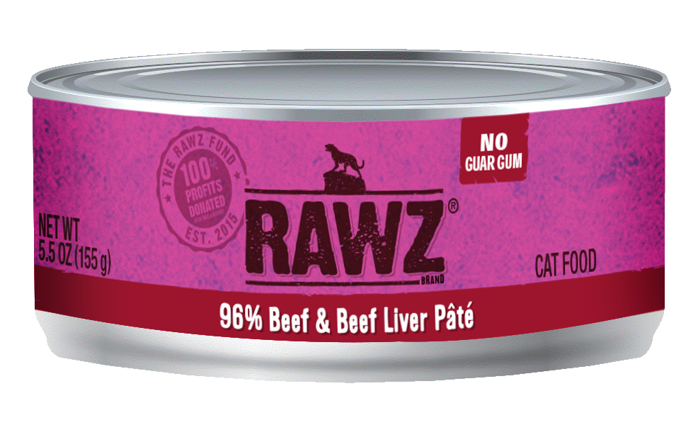 RAWZ CAT 96% BEEF & BEEF LIVER PÂTÉ
