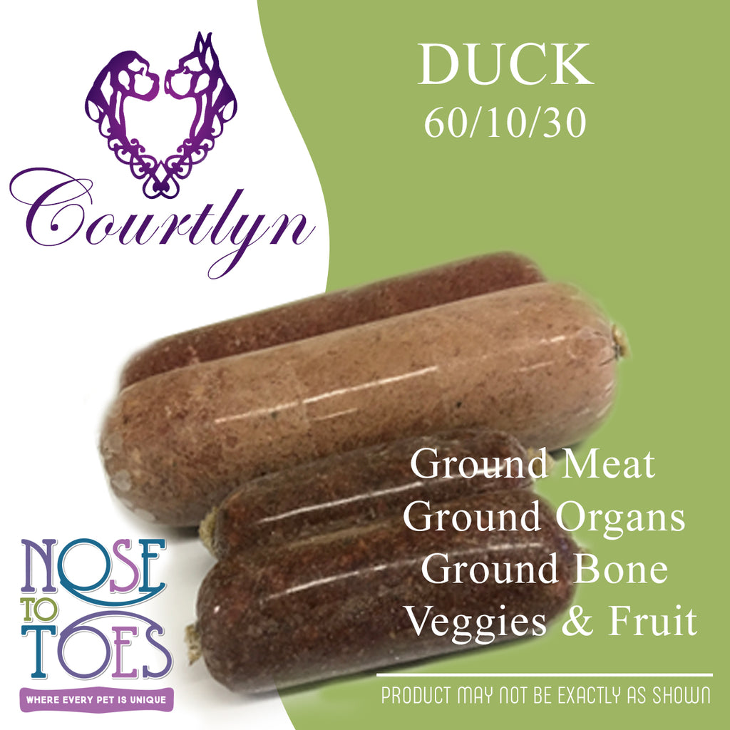 CCD Duck with Bone, Veggies and Fruit (60/10/30)