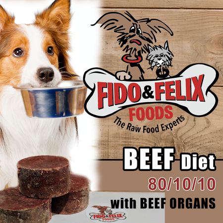 Fido & Felix BEEF Diet 80/10/10