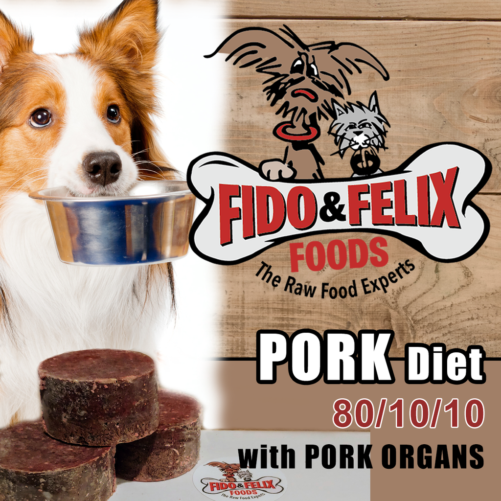 Fido & Felix PORK Diet 80/10/10