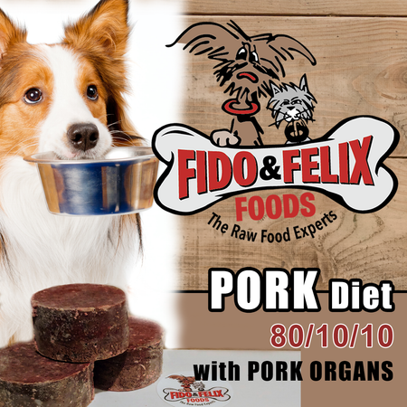 Fido & Felix PORK Diet 80/10/10