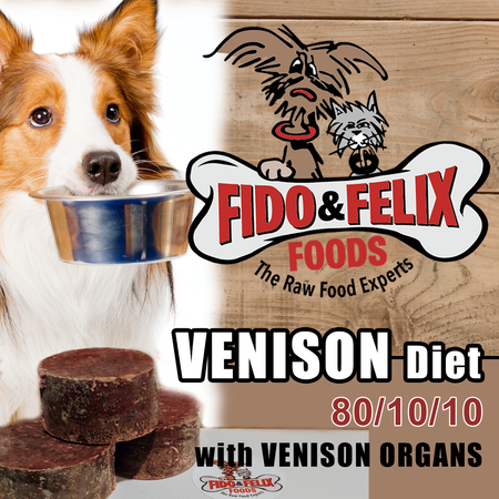Fido & Felix VENISON Diet 80/10/10